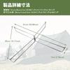 T Tooyful Foldable Cooler Stand Ice Box Holder Universal Portable Cooler Holder Stainless Steel Cooler Box Stand Water Stand Luggage Rack Easy Setup