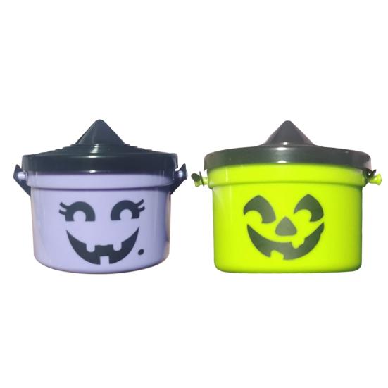 Halloween Pumpkin Bucket Miniature Design Pumpkin Orange Bucket Mini Storage Containers Festive Halloween Decoration