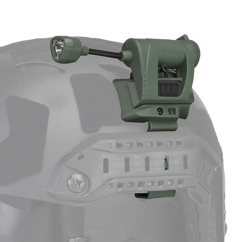 Tactical Helmet Light MPLS CHARGE 4 Mode Green Red IR Laser Helmet Lamp Energy Saving Hunting Airsoft Military Helmet Flashlight