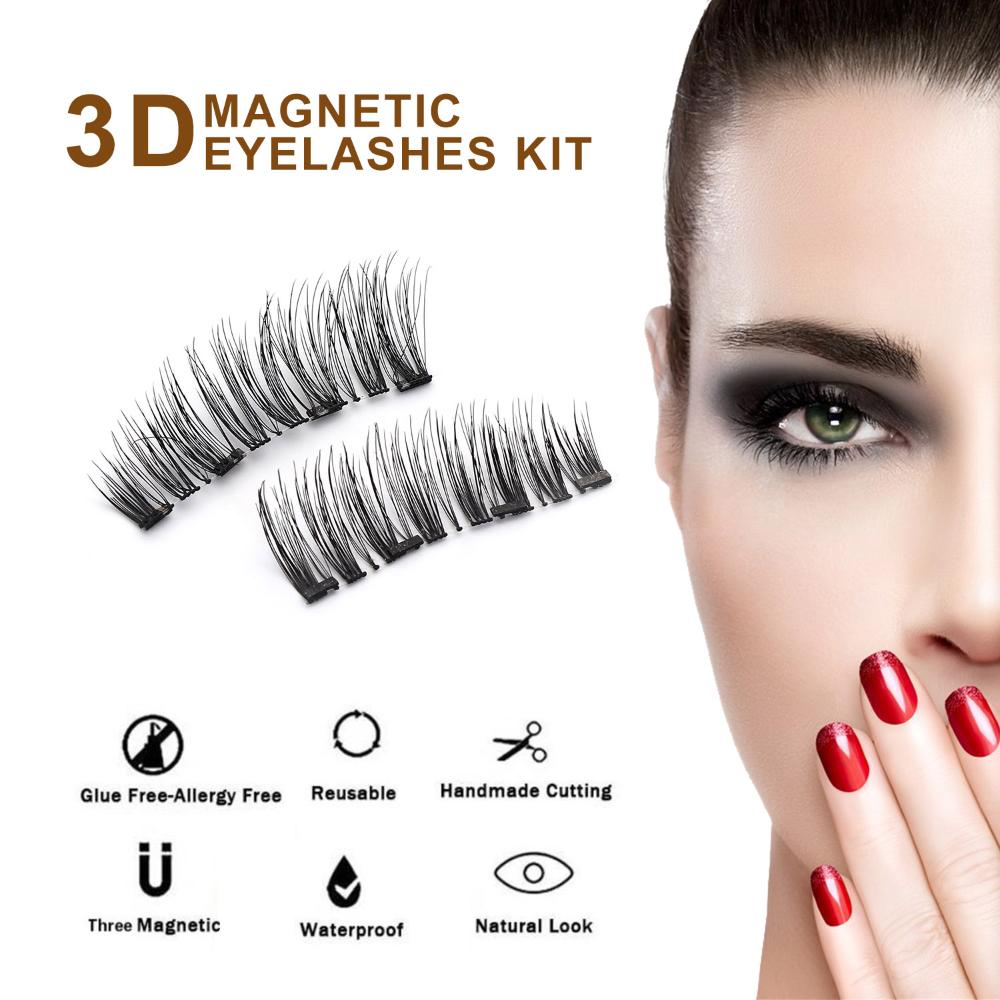 Needd Magnetic Lashes Without Eyeliner Fourfold Ultra Thin Magnets Magnetic False Eyelashes