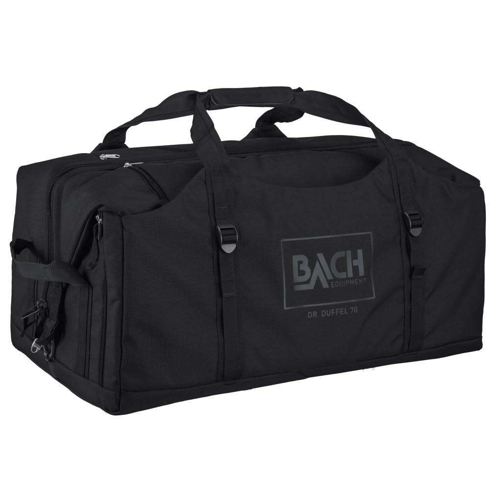 

Рюкзак для отдыха на природе, рюкзак для кемпинга, путешествия BACH, черный [Bach] [Dr.Duffel 70L] мужской чёрный