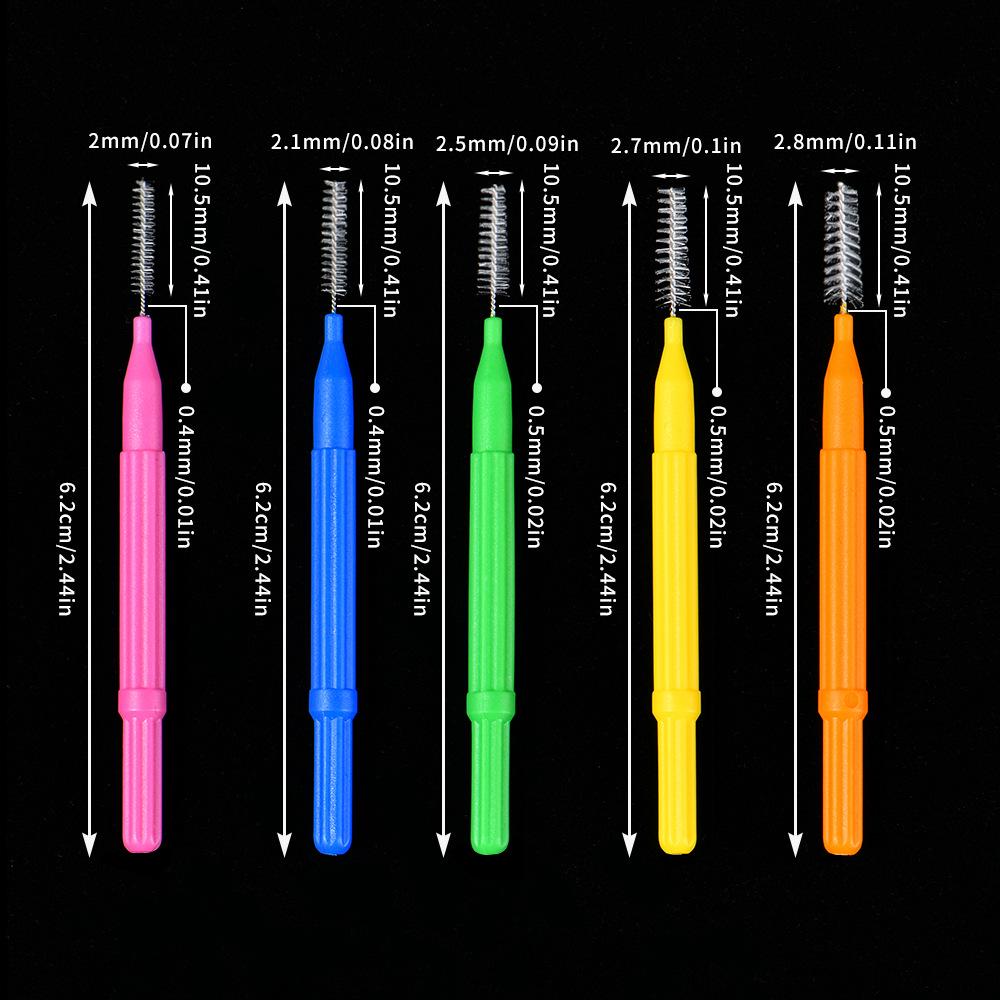 Orthodontic Soft Bristle Interdental Brush for Gap Cleaning and Gum Care