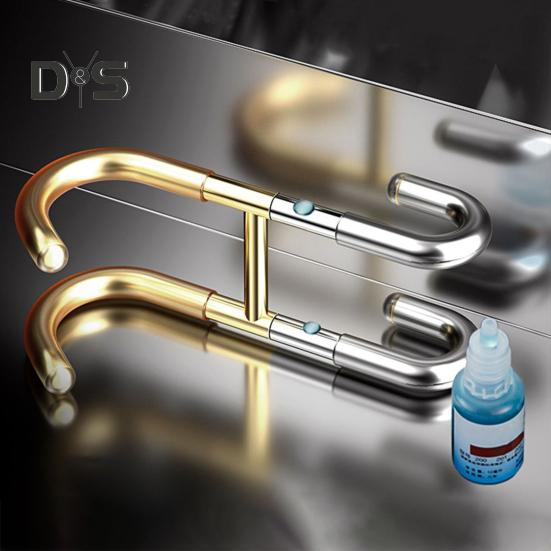 Towel Hanger Glass Door Shower Hook Strong Load-bearing Simple Installation S-Shaped Bathroom Bathrobe Hanger Hook