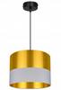 CEILING HANGING LAMP, GOLDEN LAMPSHADE, LED