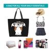 [Monira] Gremlins Shopping Bag, Eco Bag, Tote Bag, Multifunctional, Shopping Bag, Convenience Store Bag, Foldable, Large Capacity, Lightweight, Waterp