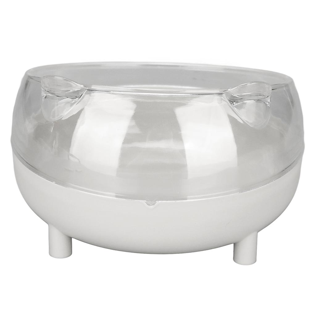 Cat Tilted Bowl Oblique Mouth Tilted Pet Feeder Bowl To Protect Spine for Dog Puppy Small AnimalsGrey