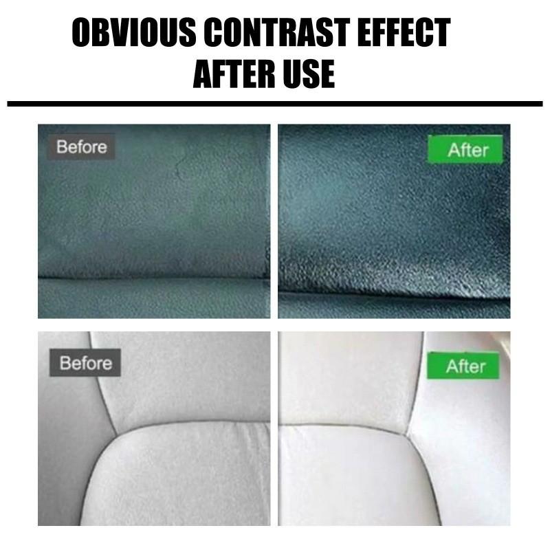 Rayhong Innenraum-Restaurationsreiniger Premium Kunststoff-Armaturenbrett und Lederpflege-Lösung 120ml Für Effektive Reinigung und Fleckenentfernung