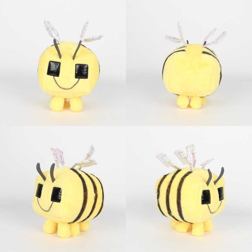 Bee Minecraft Plush Toys Animal Realistic Look Children Room Decor Gift Doll