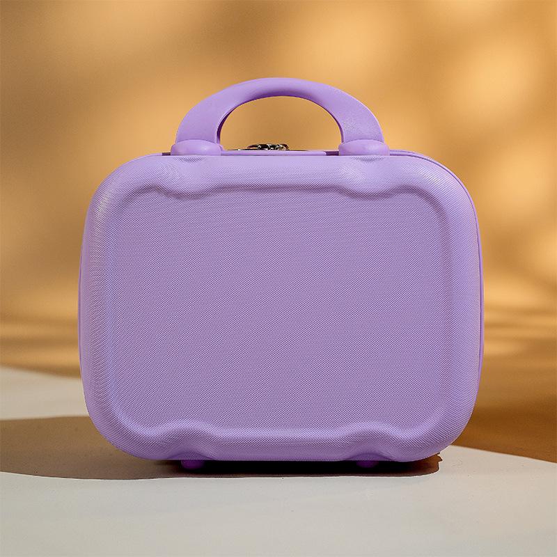 14 In Lightweight Small Travel Suitcase Cosmetic Box Waterproof Hand Luggage Organizer Makeup Case Portable Small Boarding Case