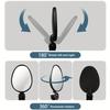 1/2PC Bike Mirror 360 Degree Adjustable Rotatable Handlebar Mirror Wide Cycling Rear View Mirror Accesorios Bycicle Accessories