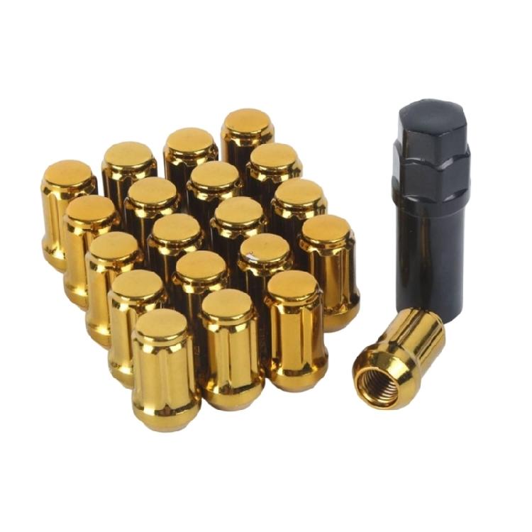 Multiple Vehicle Wheel Lock Nut High Strength Carbon Steel Safety Lug Nut Streamlined Aesthetic Appearance