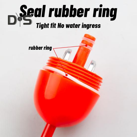 Long Casting Electronic Fishing Float Lightweight High Visibility Buoyancy Ball Buoy Bobber Float with Long Tail Saltwater Freshwater Fishing