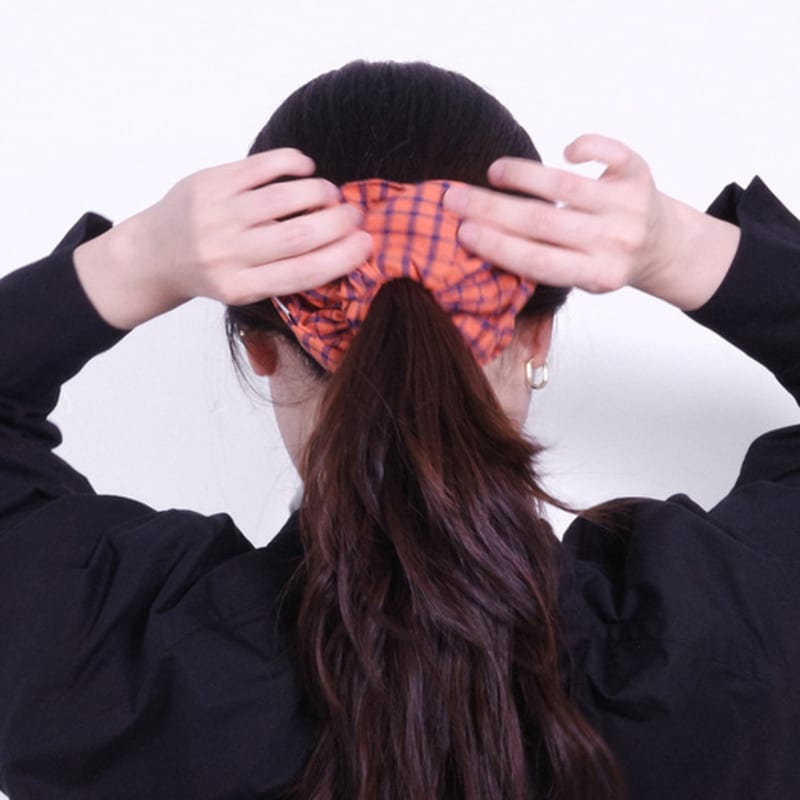 HANKY DONUT SCRUNCHIE [Carrot] (1pc)