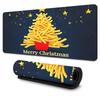 Large Christmas Themed Mouse Pad  SnowflakeTreeSantaStar NonSlip Rubber Base for LaptopDesktop HomeOffice Ideal Gift