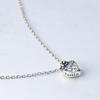 Used [Polished] JUSTIN DAVIS BRIGETTE Necklace 40cm Heart Crown Clear Justin Davis SNJ364 silver925