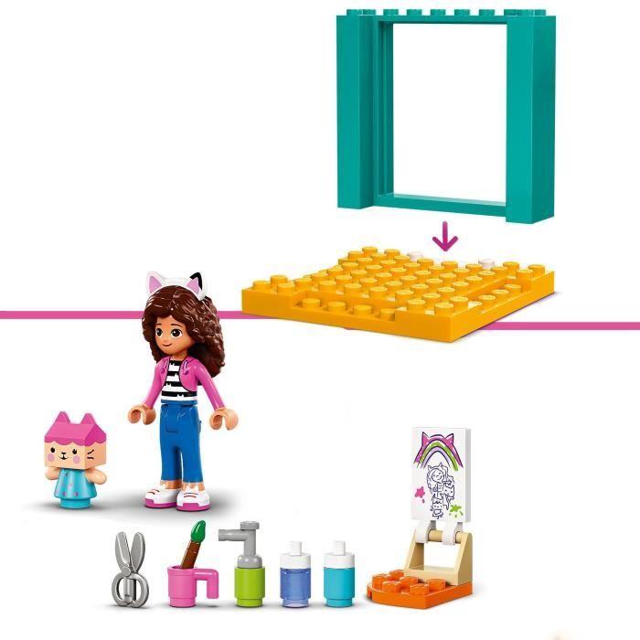 Lego® gabby et la maison magique 10795 bricolage avec bébé boîte, jeu de rôle pour enfants