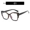 Retro Colorful Leopard Cat Eye Women TR90 Glasses Frame Clear Anti Blue Light Men Optical Eyewear Eyeglasses