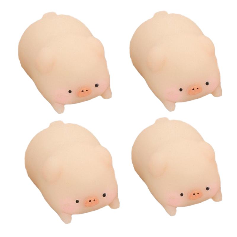 Süßes kleines rosa Schwein zum Quetschen Rosa Ferkel Stressabbau- und Entlastungsspielzeug Kawaii Haustier Fidget Spielzeug Geschenke für Freunde