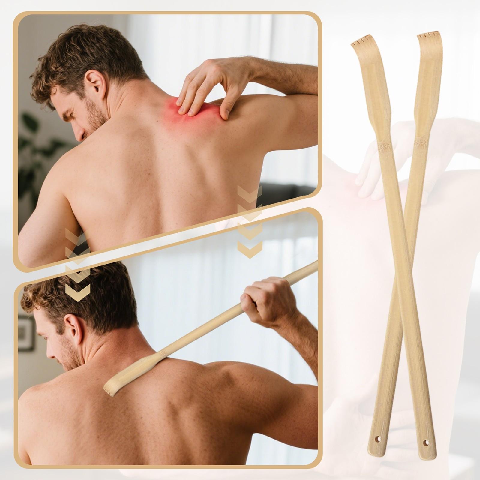 

Противозудный скребок, облегчающий зуд, щетка для чесания спины One Size коричневый