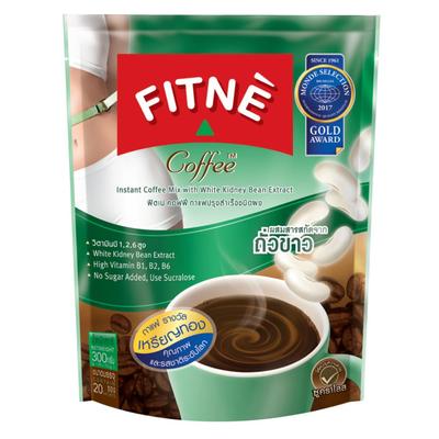 FITNE ' Café Mistura de Café Instantâneo com Extrato de Feijão Branco 10/20/24 Sachês - Tailandês