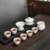 Dehua White Porcelain Kung Fu Tea Set