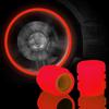 Car Pink Red Luminous Tire Valve Cap Motorcycle Bike Wheel Hub Glowing Valve Cover Tire Decoration Auto Styling Tyre Accessories Valve Stems 1