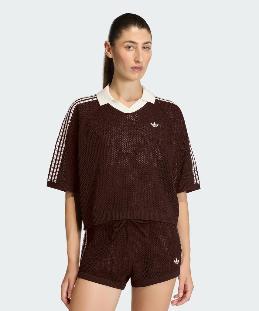 adidas Knit Crochet Polo - Aura Coffee / Ke0198