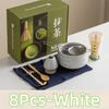 8Pcs with Pouring Spout Japanese Matcha Set Reusable Matcha Making Kit  Matcha Equipment