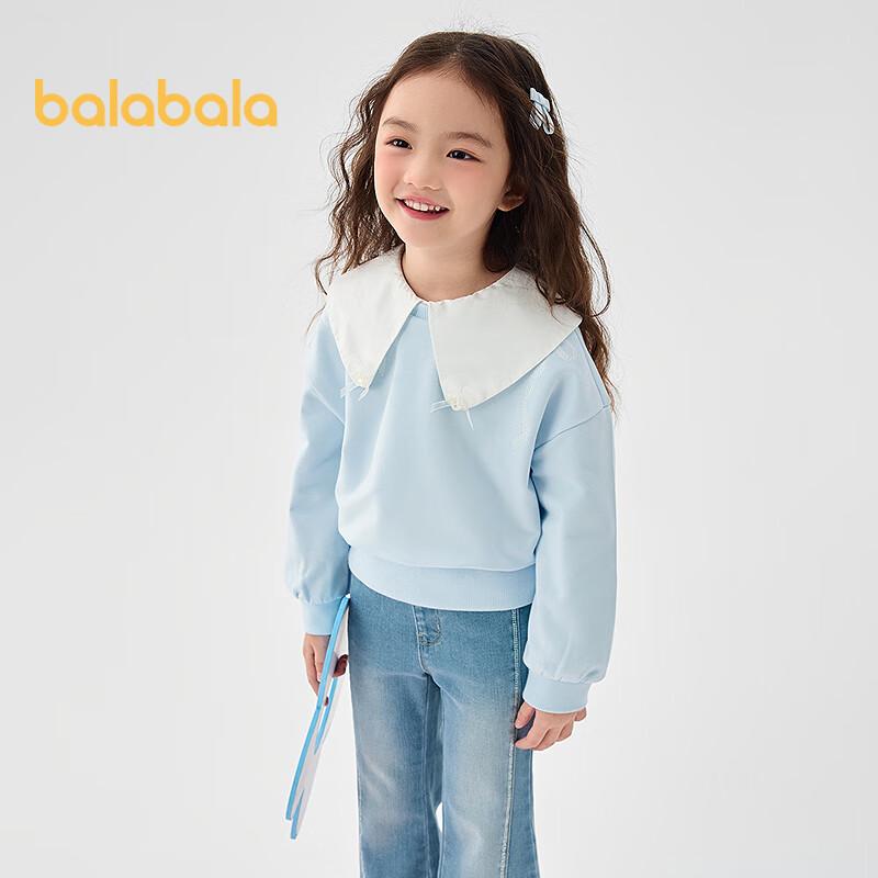 Balabala Girls  2025 Spring Casual Sweatshirts 120