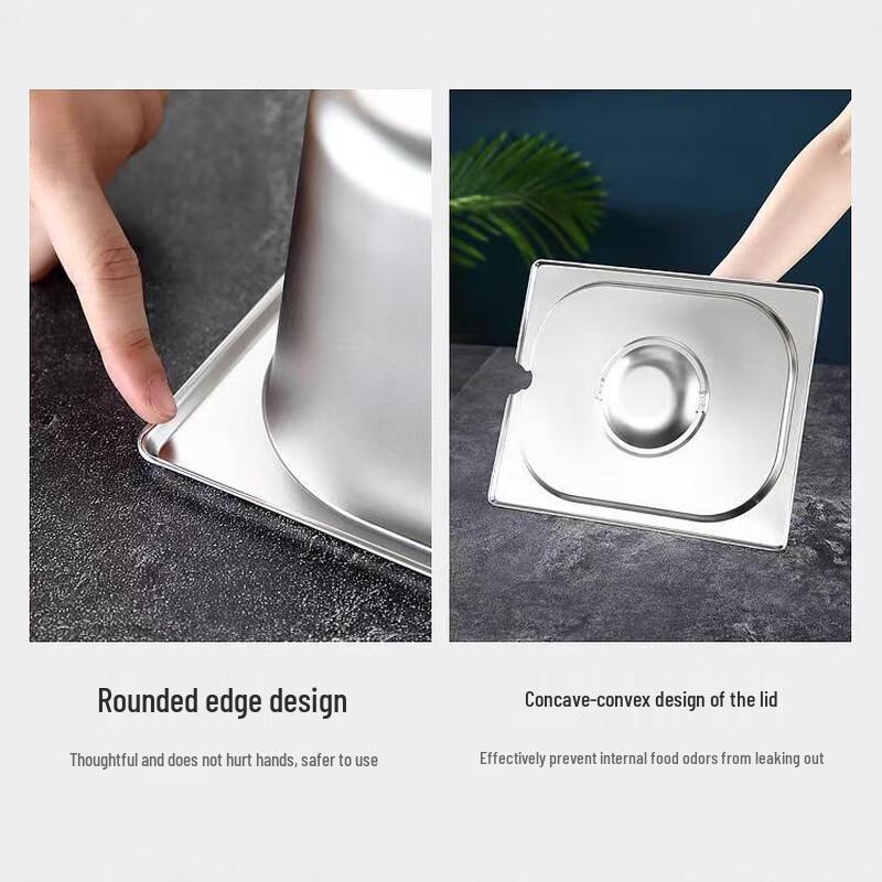 Stainless Steel Square Ingredient Pan