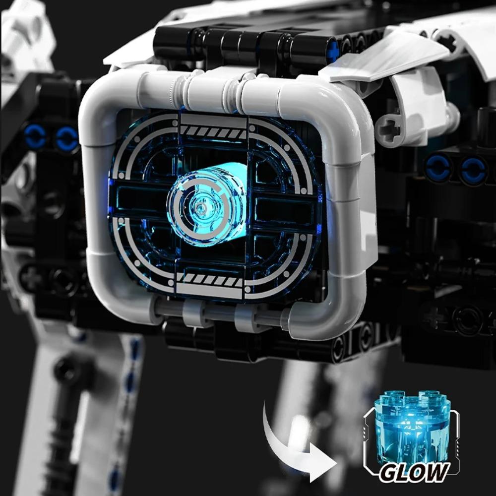 Technical STEM Programming Robot War Dog Building Blocks City Remote Control Motor Robot MOC Bricks Education Toys Children Gift