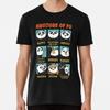 Kung Fu Bear Emotions Of Po Portrait Grid T-Shirt S-5XL Best T-Shirt