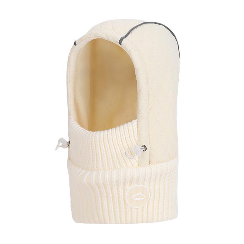Winter Hat Mask Scarf All-In-One Hat Men's Velvet Warm Pullover Hat Women's Outdoor Cycling Ear Protectors Bomber Hat