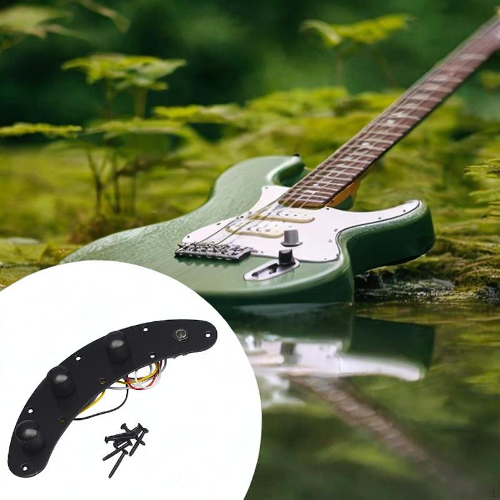 

,Плата управления переключателем баса, комплект пластин жгута проводов баса, панель, сменные детали, 1 тон, 2 громкости чёрный