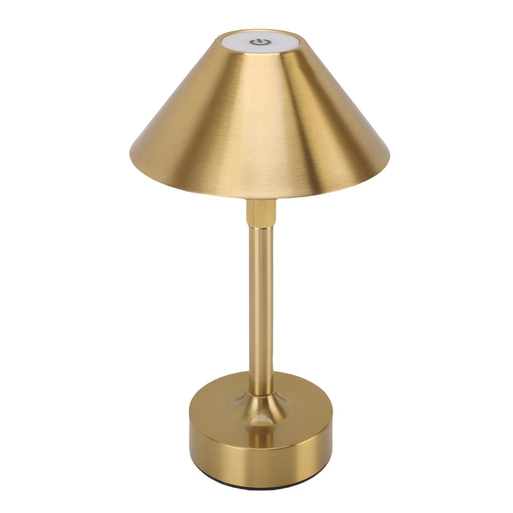 LED Cordless Table Lamp Dimmable Rechargeable Battery Powered Lamp with Telescopic Pole Touch Control 3 Colors Iron