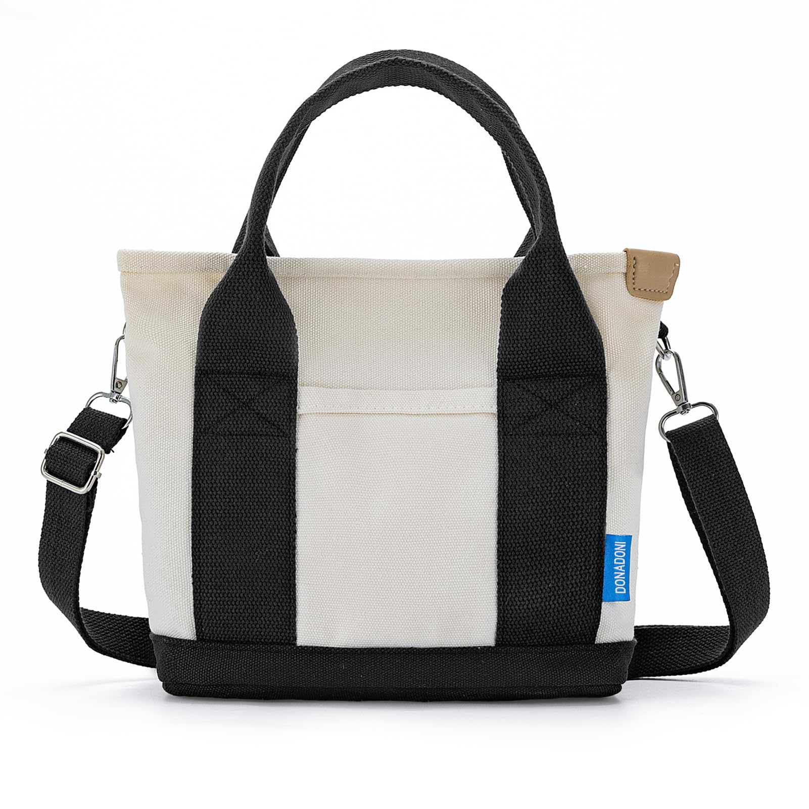 

Сумка-тоут холщовая на плечо кроссбоди мини ланч мини унисекс [Sitengle] женская, сумка, сумка 2-в-1, с отделениями, тоут, маленькая, сумка для мамы, сумка, дамская сумка, чёрный