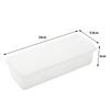 Transparent Storage Box 3 Grids Scallion Ginger Garlic Fresh-keeping Box Refrigerator Fruit Food Container Organizer