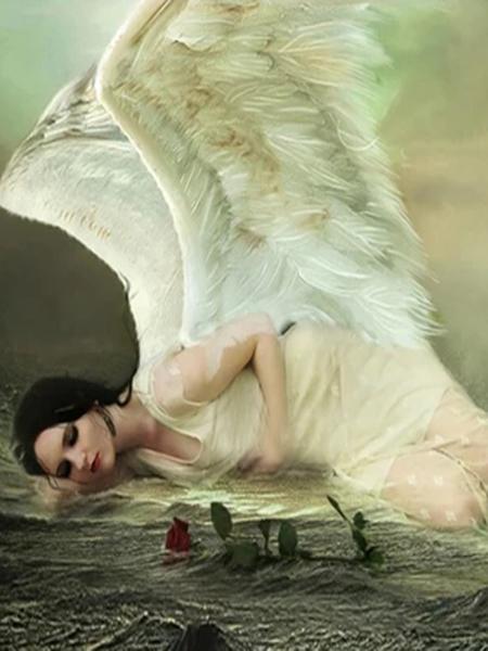 5D DIY Diamond Painting Angel Woman Wings Elf Fairy Cross Stitch Kits Full Square Drill Embroidery Mosaic Art Picture Wall Decor