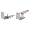 Western Door Hinges, Gravity Hinges, 120-degree Stop, Compatible with Doors up to 10kg in Weight, 20mm to 40mm in Size, Barrel Polished, Sold as a Set
