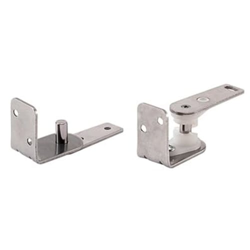 Western Door Hinges, Gravity Hinges, 120-degree Stop, Compatible with Doors up to 10kg in Weight, 20mm to 40mm in Size, Barrel Polished, Sold as a Set