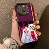H-hazbin hotel V-veggie  Phone Case For iPhone 17,16,15,14,13,12,11 Plus,Pro Max,XS,Colorful Silver Black Cover