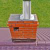 Tubo de Chimenea para Estufa de Leña de Acero Inoxidable Limpieza Fácil Conexión Hermética Sistema de Ventilación Exterior Chimenea de Acero Inoxidable para Estufa de Leña