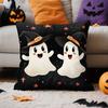 Halloween Ghosts And Pumpkins Pillowcase Bedroom Sofa Cushion Cover 100% Polyester Living Room Cushion Pillowcase Home Decor