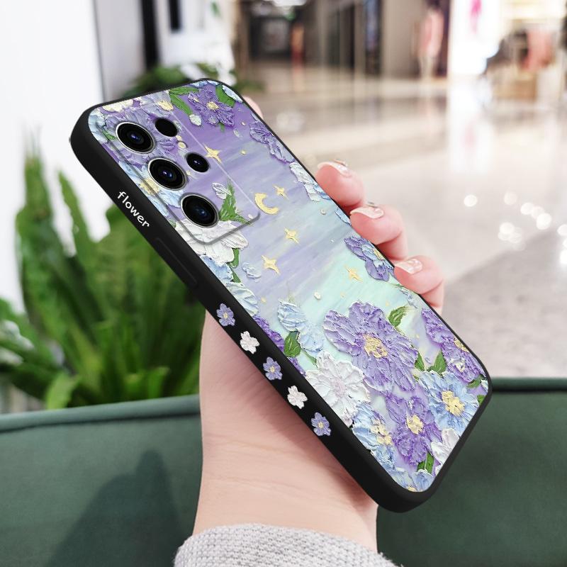 

Flower Beach Phone Case For Samsung Galaxy S25 FE S24 S23 S22 S21 S20 S10 S10E Ultra Plus Note 20 Ultra 10 Plus Cover Galaxy S22