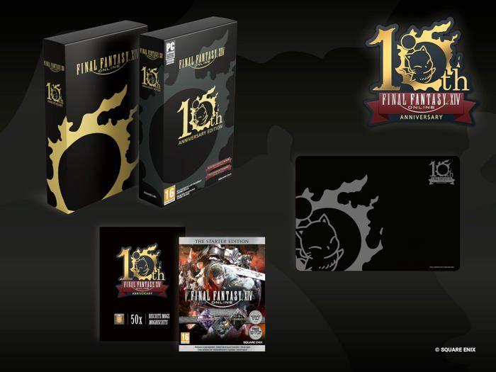 Jeu pc - square enix - final fantasy xiv online edition - 10ème anniversaire - version boîte - jeu de rôle