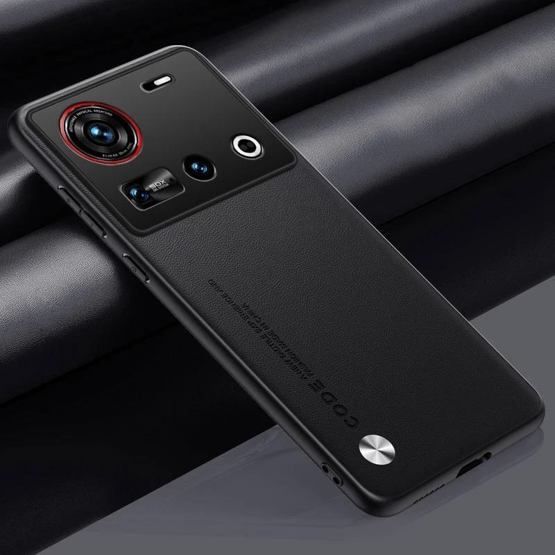 Per Custodia Nubia Z70 Ultra 5G Custodia Lussuosa in Pelle PU Per ZTE Nubia Z70 Ultra Cover Posteriore in Silicone Antiurto Protezione Completa