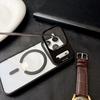 Apple 16 Pro Max Magnetic Lens Holder iPhone 17 Leather Drop Protection Case