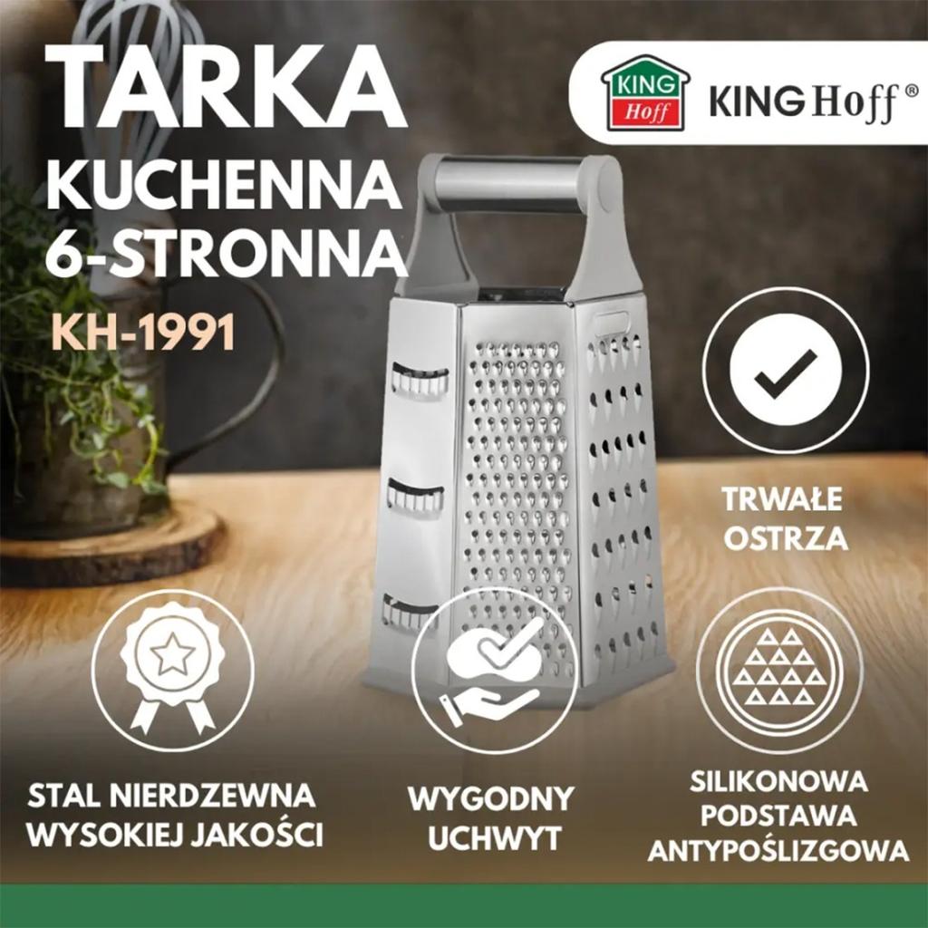 KINGHOFF KH-1991 SIX-SIDED KITCHEN GRATER