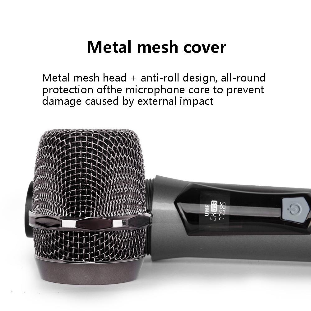 Rechargeable Wireless Microphone System for Karaoke, Speeches, and Parties