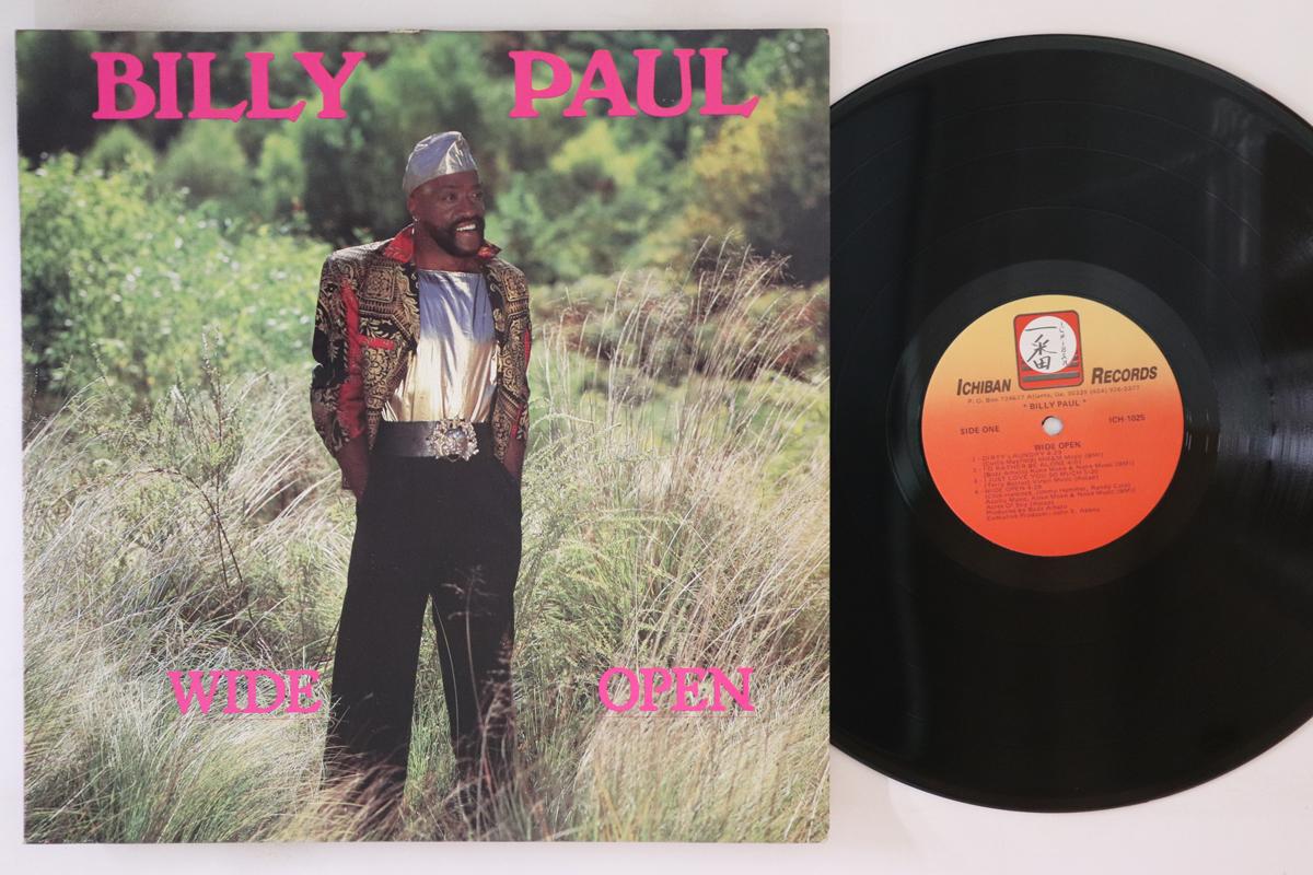 

LP Record BILLY PAUL Wide Open ICH1025 ICHIBAN 1988 US SoulFunk Used